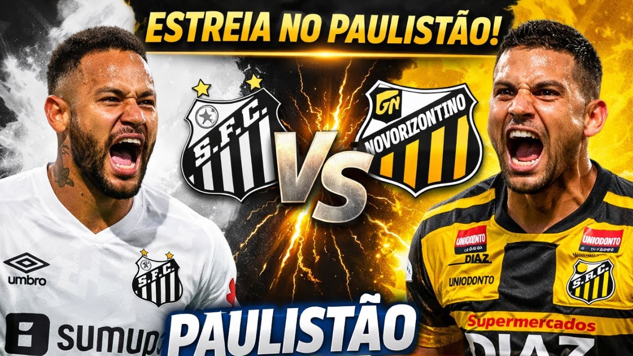 SANTOS x NOVORIZONTINO 🔥 ESTREIA NO PAULISTÃO 2025 | SIMULAÇÃO FIFA 25