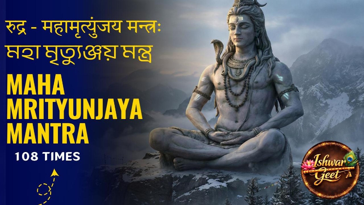Maha Mrityunjaya Mantra 108 Times | Removes Fear, Grants Peace | Powerful Chant