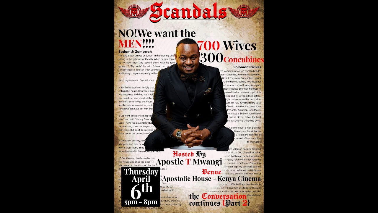 GATHERING OF CHAMPIONS || 6th APRIL 2023 || SCANDALS || PASTOR T MWANGI