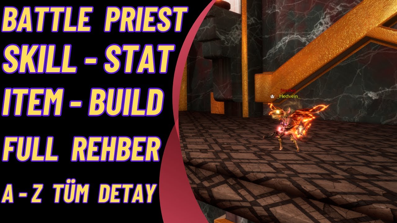 BATTLE PRIEST FULL DETAY REHBER | SKILL - STAT - ITEM | Rise Online