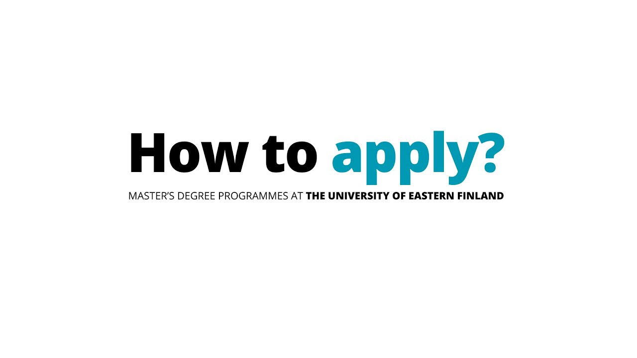 How to apply? International Master’s Degree Programmes’ application process in a nutshell.