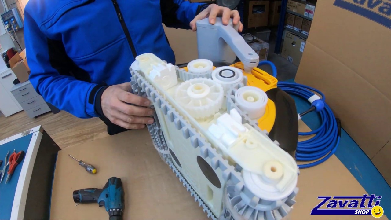 Come smontare e sostituire il cingolo al robot Dolphin Maytronics Supreme, Explorer, Maxi Kart, F/SF