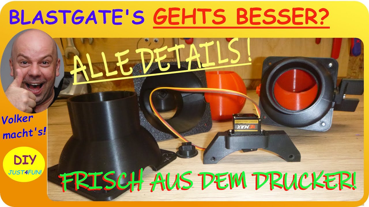 ✌ BLASTGATE'S DIY ? ✔ KLAR! - MIT 3D DRUCK ECHT EASY!😉 - 