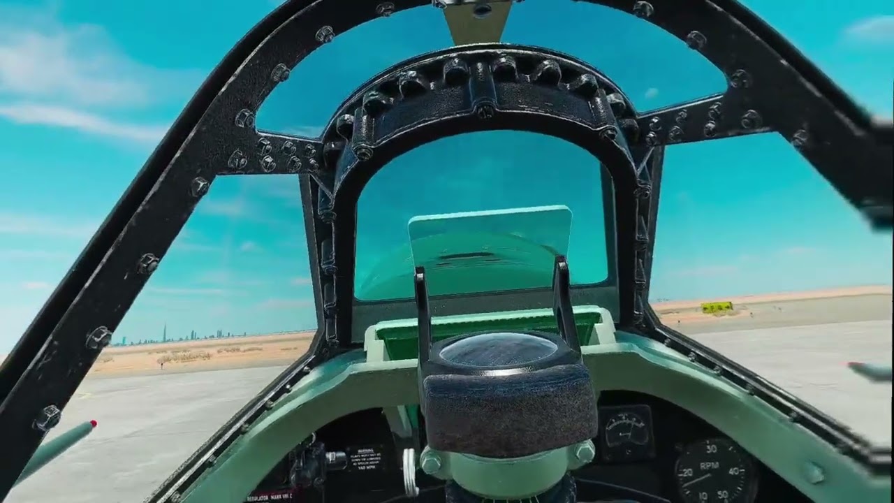Холодный запуск, руление и взлет истребителя Spitfire — инструкция | DCS