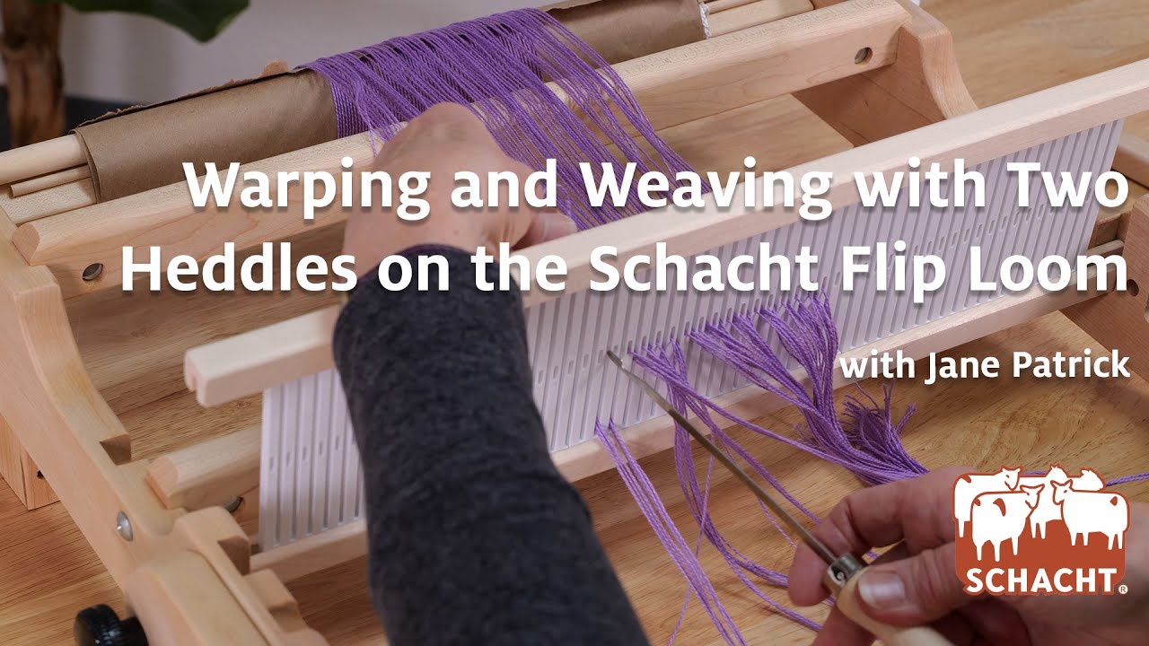 Warping and Weaving with Two Heddles on the Schacht Flip Rigid Heddle Loom