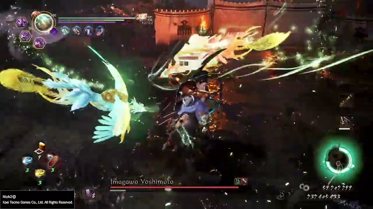 Nioh 2 - Imagawa Yoshimoto | Fist & Tonfa No Damage (DotN)