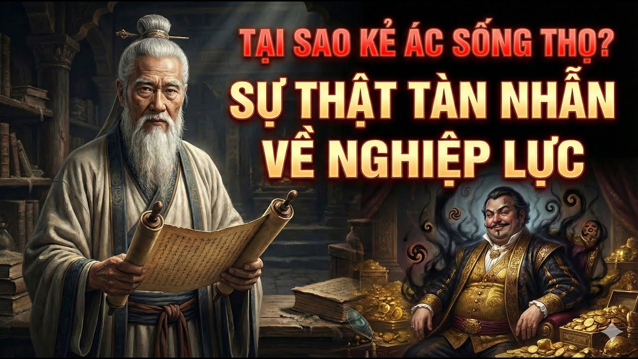 CỔ NHÂN DẠY: Tại sao Kẻ Tiểu Nhân thường SỐNG Thọ? Sự thật tàn nhẫn về NGHIỆP lực | Triết Lý Sống