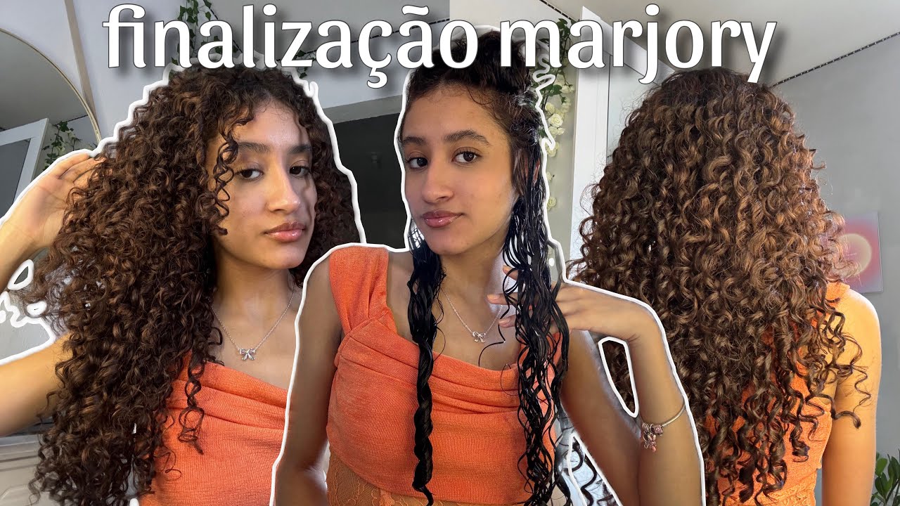 testei a FINALIZAÇÃO da MARJORY CARRILHO no meu CABELO CACHEADO!!