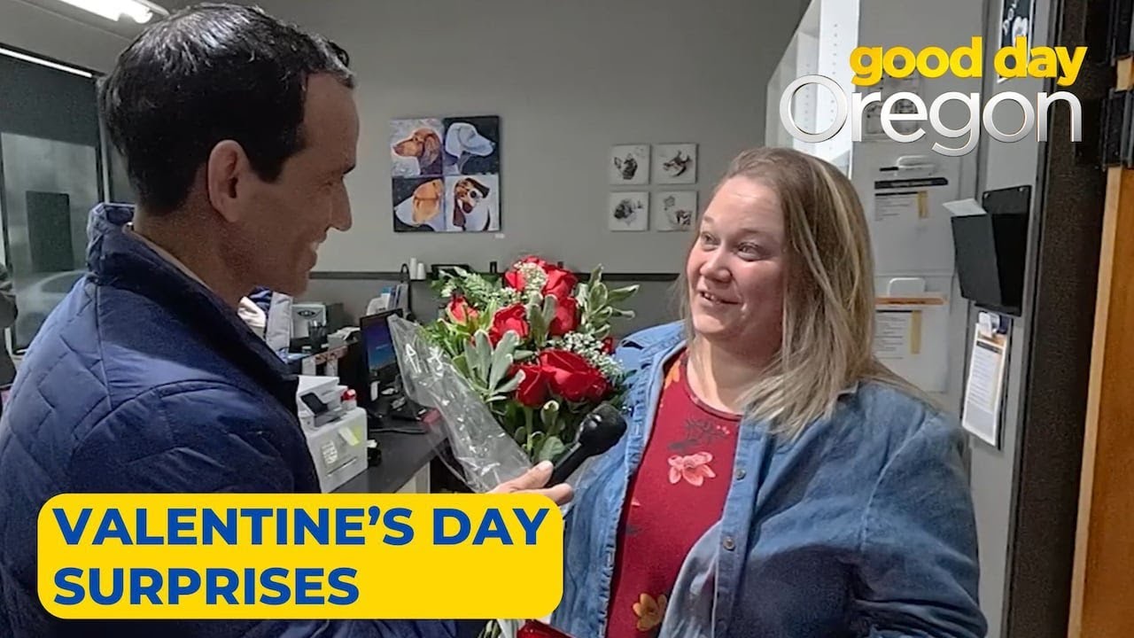 FOX 12 Surprise Squad delivers Valentine's Day surprises