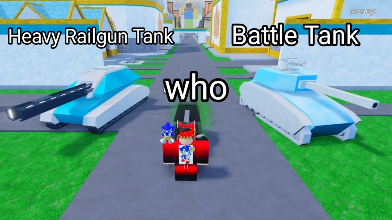 Noob Army Tycoon / who you Heavy Railgun Tank of Battle Tank