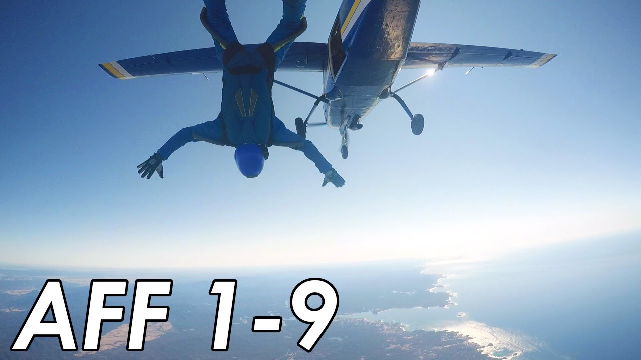 My Skydiving AFF Course Stages 1-9 | Skydive Oz Moruya