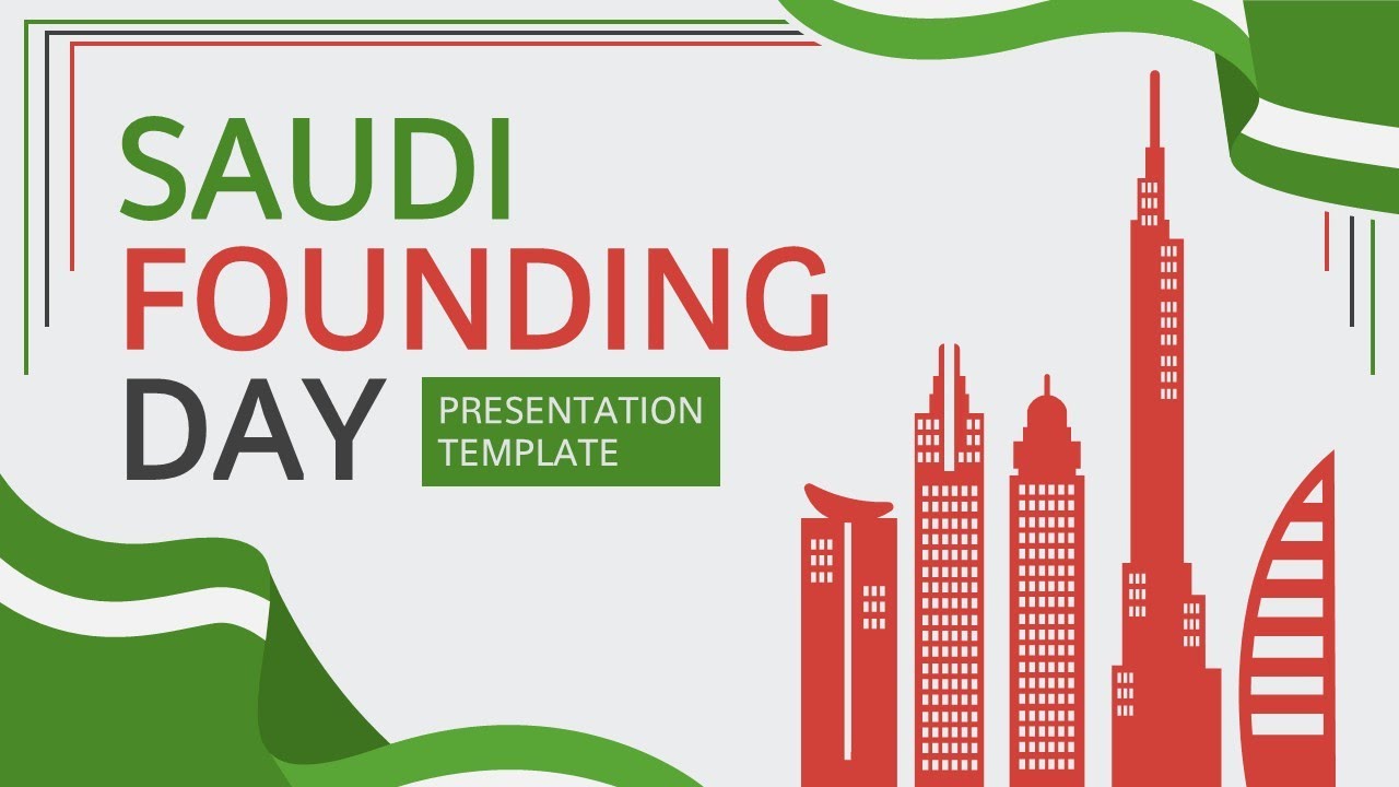 Saudi Founding Day Animated PowerPoint Template