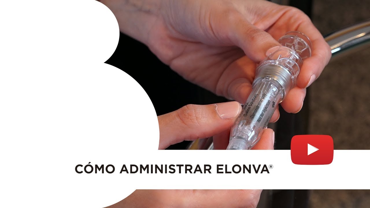 Elonva®: preparación y administración de la medicina. Instituto Bernabeu