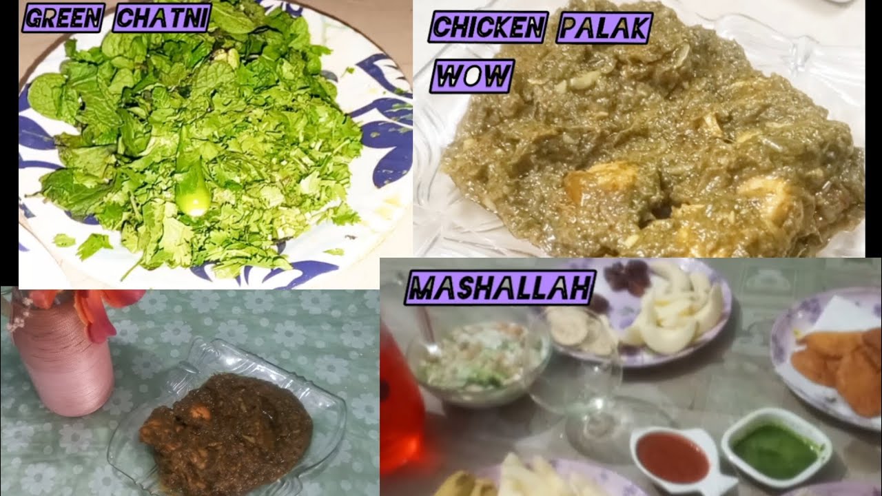 Mashallah chicken palak.