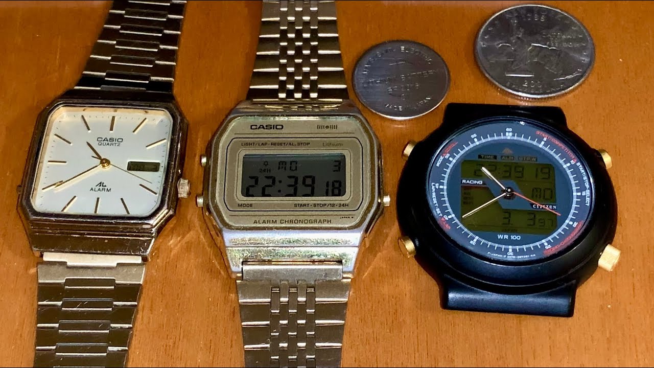 Casio MQA-100G & A151G , Citizen C070
