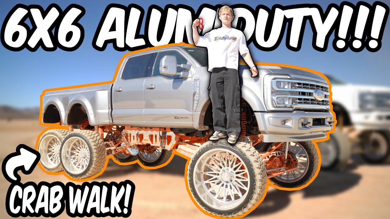 Первая поездка на моем 6x6 Alumiduty!!!