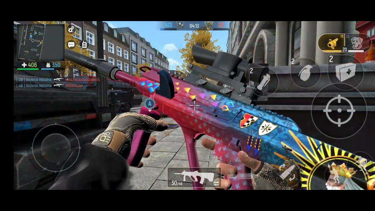 🔥L86 LSW vs STEYR AUG A3🔥 LONDON MAP/ MODERN OPS
