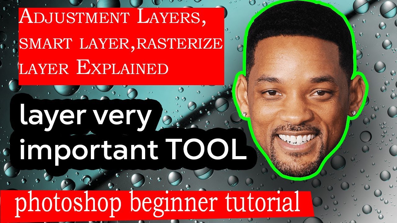 Adobe Photoshop Adjustment Layers, Smart Objects, and Rasterized Layers take your  skills #tutorial