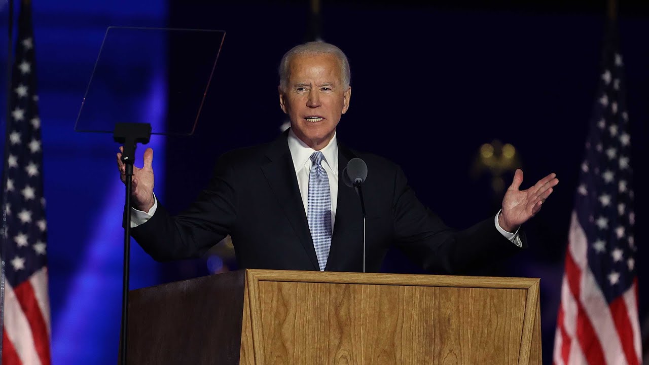 Joe Biden gives victory speech (FULL)