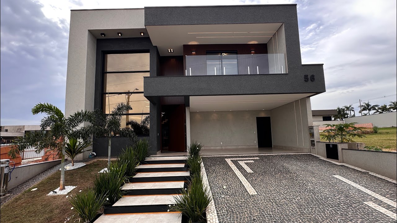 SOBRADO DE LUXO COM   MARCENARIA COMPLETA E PISCINA AQUECIDA NO COND SANTORINI EM PAULÍNIA-SP