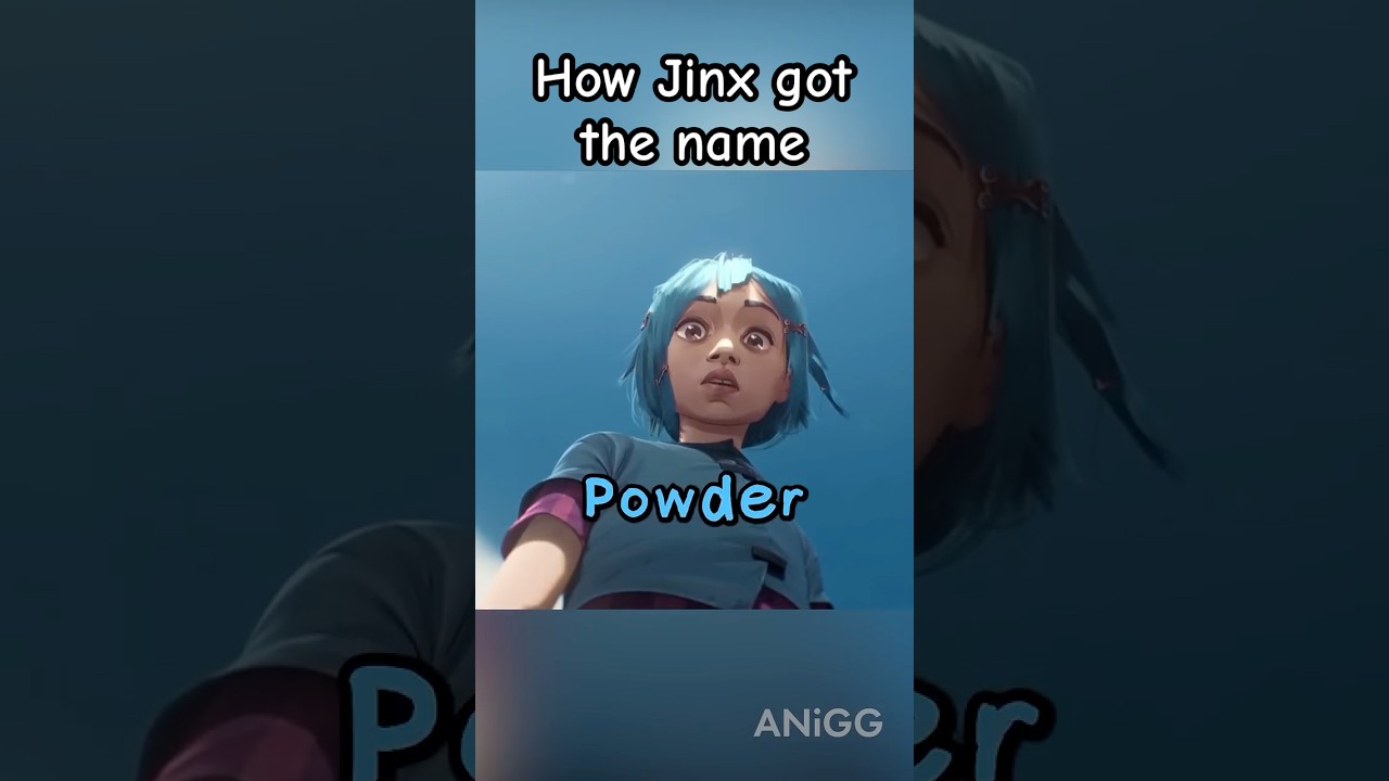 How Jinx got the name Powder #arcane #leagueoflegends #arcaneclip #shorts