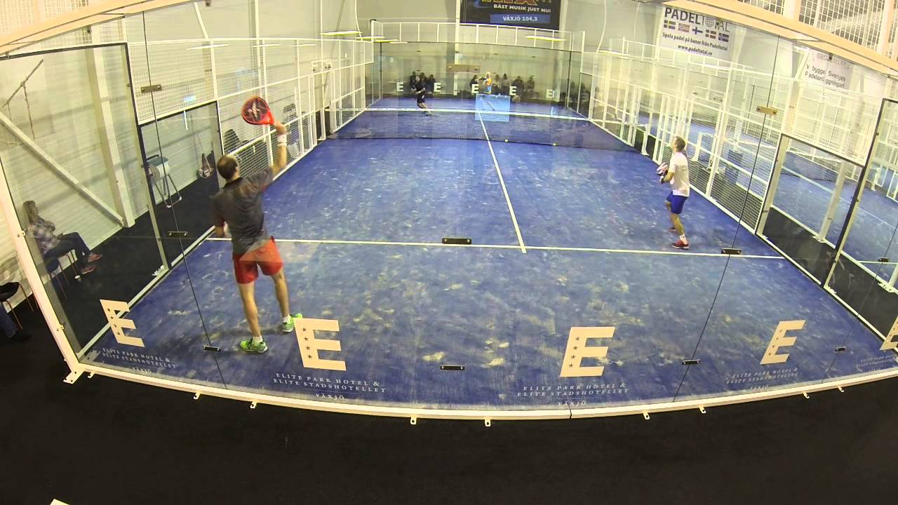 Padel SM Final 2015 Husse & Fridolf mot Anton Andersson & Mathias Lundmark V&auml;xj&ouml; Del 3