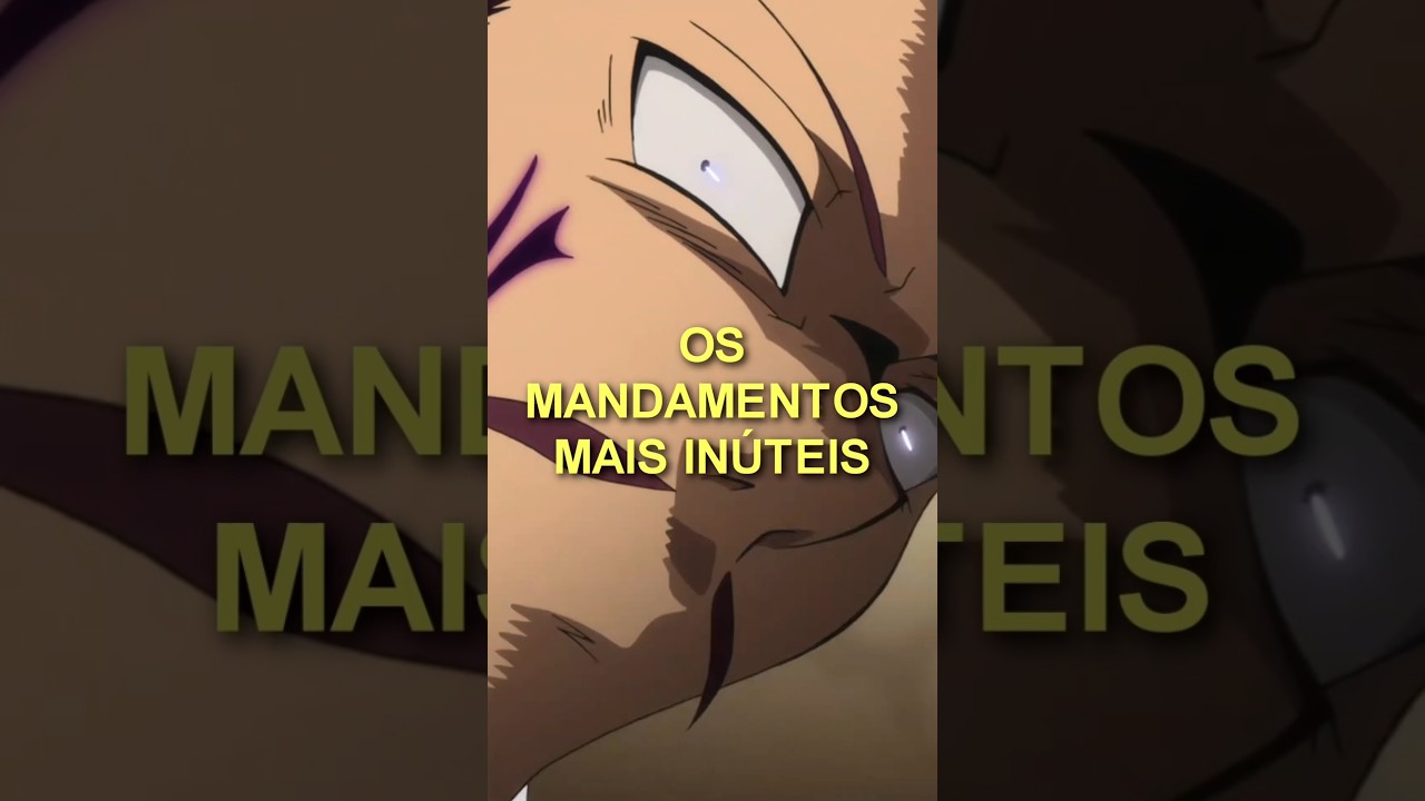 Os mandamentos mais in&uacute;teis #nanatsunotaizai #derieri #meliodas #anime