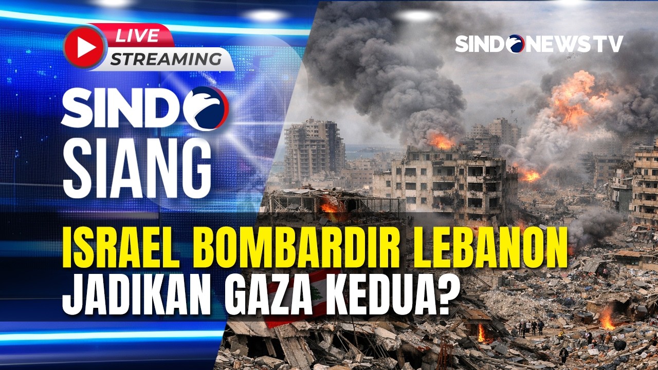 🔴 ISRAEL BOMBARDIR LEBANON, JADIKAN GAZA KEUDA?  | LIVE SINDO SIANG | 15/04