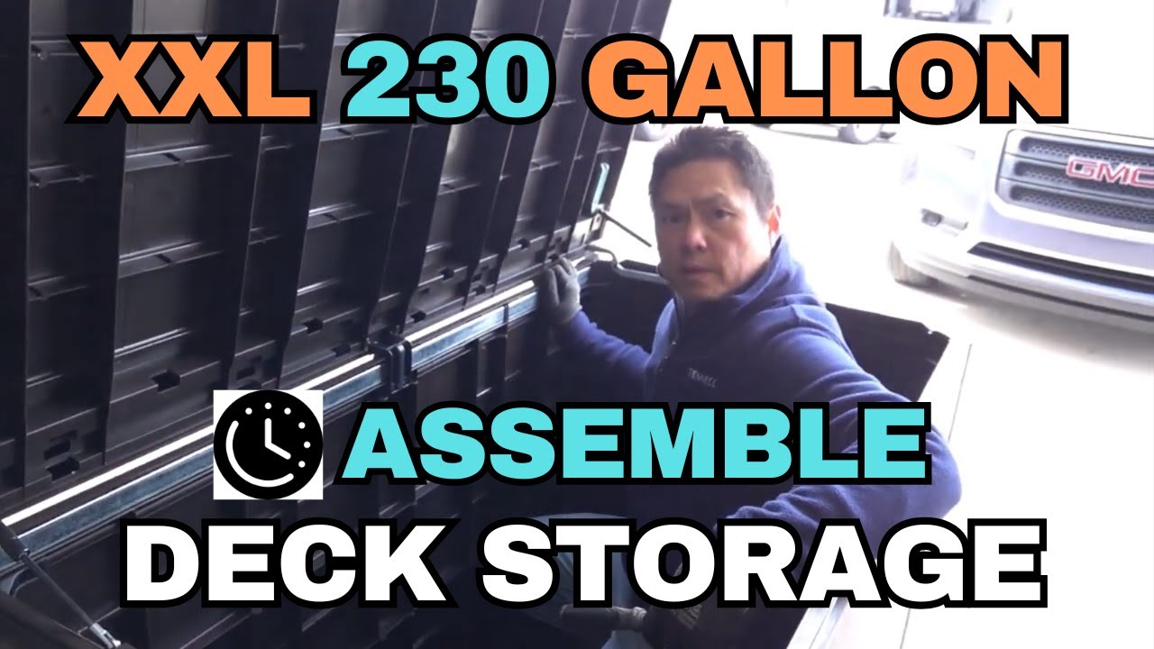 XXL 230 Gallon Deck Storage Container Box