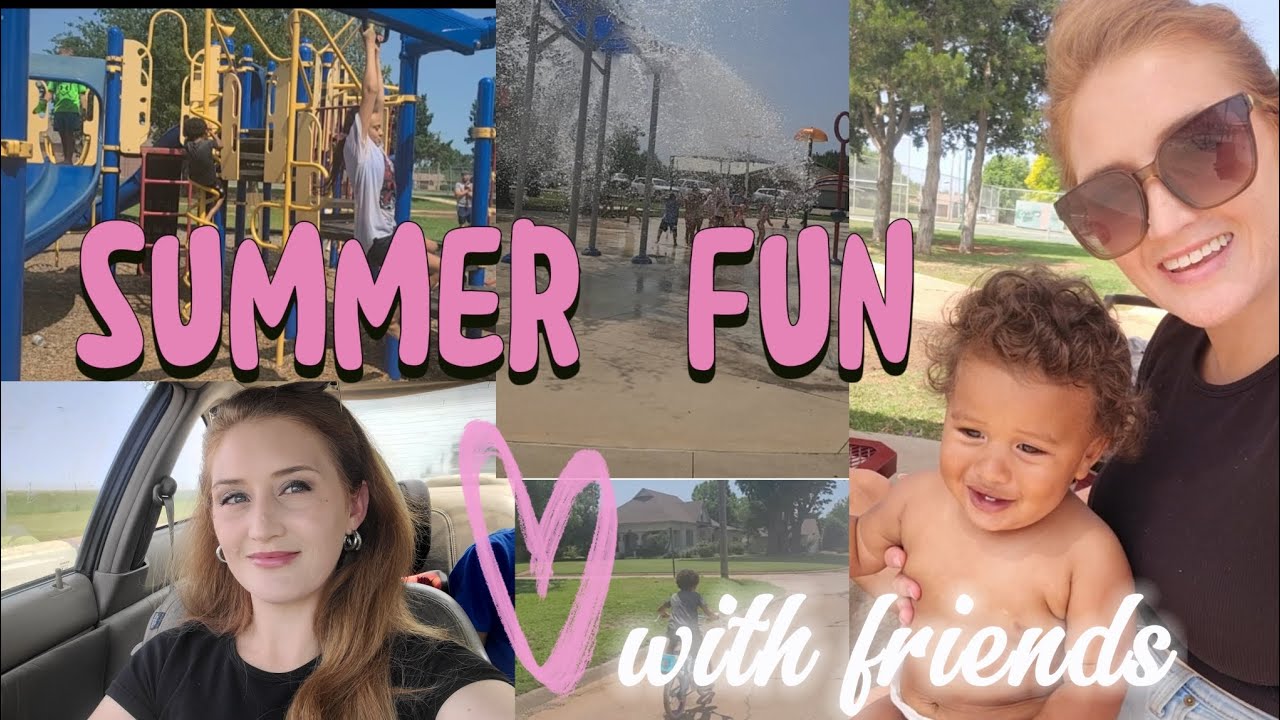 Summer Break Survival with 3 Kids! Splash Pad & Park Adventure (Mom of 3 Vlog 5.31.25)