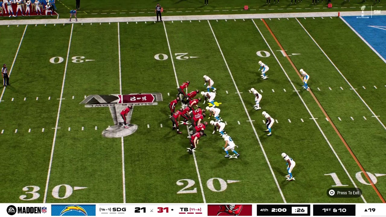 2030 NFL Super bowl 65 San Diego Chargers vs Tampa Bay Buccaneers