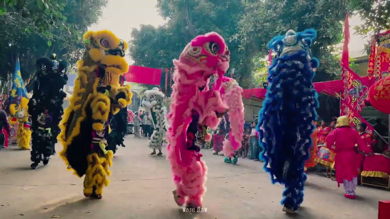 ថ្ងៃទី១៦ ខែកុម្ភៈ ឆ្នាំ២០២៦ មកមើលម៉ុងសាយ មកសម្តែងនៅវិហារ ប៉ស៊ែ Chinese New Year Cambodia Lion dance.