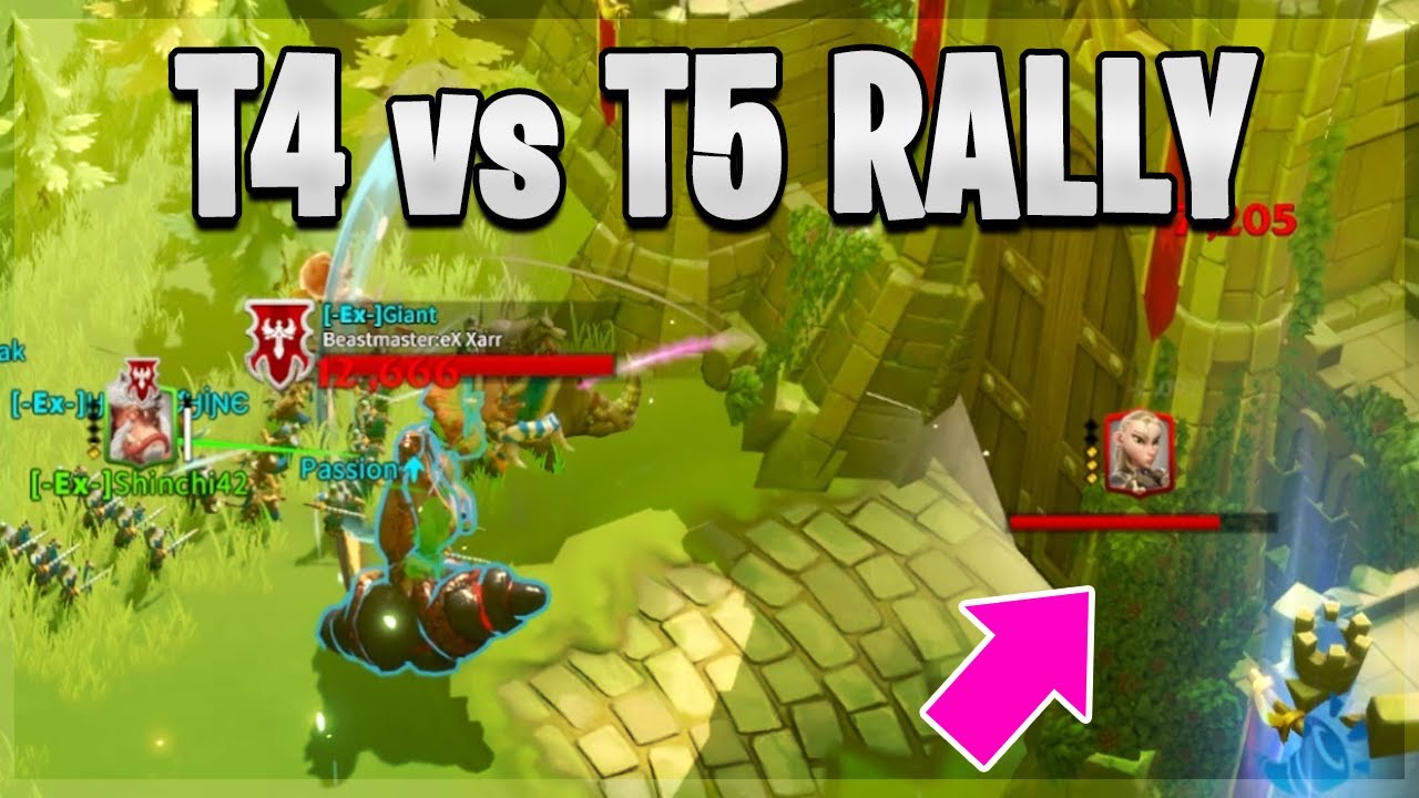 T4 vs T5 [Bakshi vs Madeline] Rally Battle | Call of Dragons