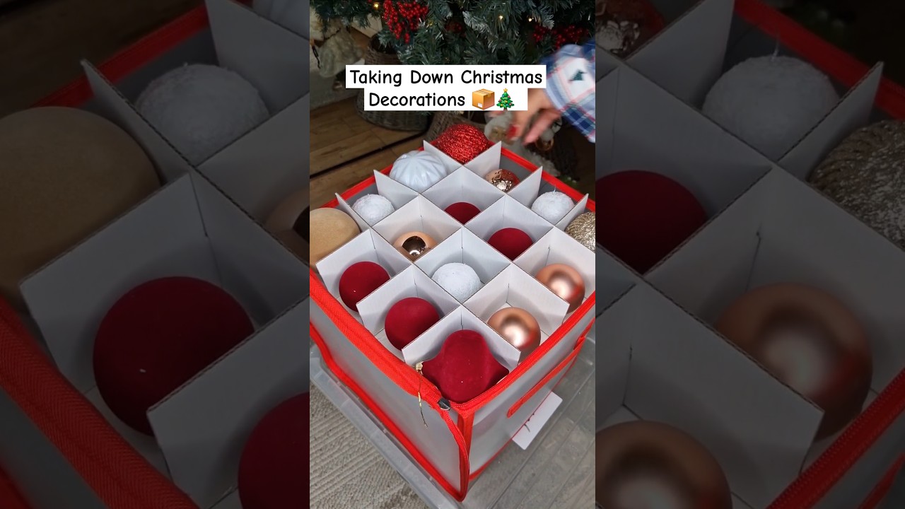 Take Down & Put Away Christmas Decorations With Me #housecleaning #cleanwithme #organization