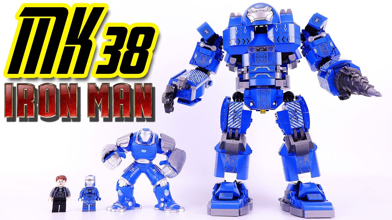 Unoffical LEGO IRON MAN HULKBUSTER ROBOT MK38 1209 PCS SY1447 Unofficial lego videos