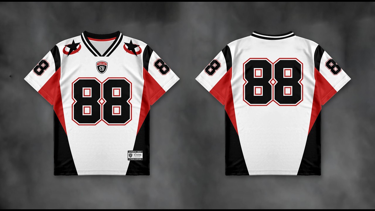 Oversized Jersey Mockup CorelDraw | Free Mockup Jersey Coreldraw