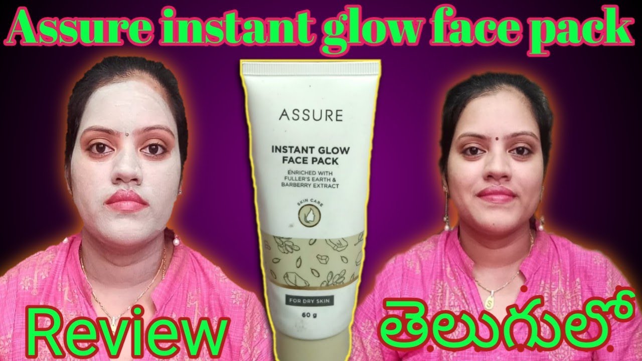 Assure Instant Glow Face Pack review | VESTIGE | Natural Glow Face Pack | In Telugu | By South Queen