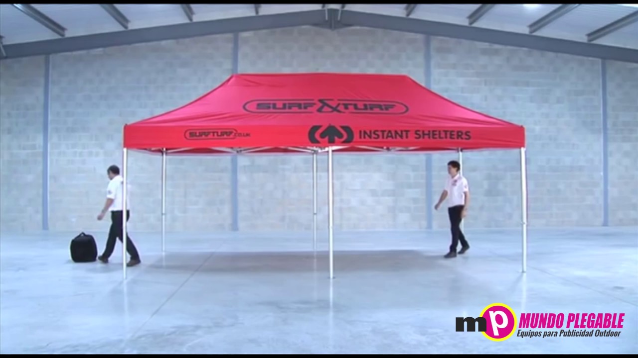 Carpa 6x3 Mundo Plegable Aluminio