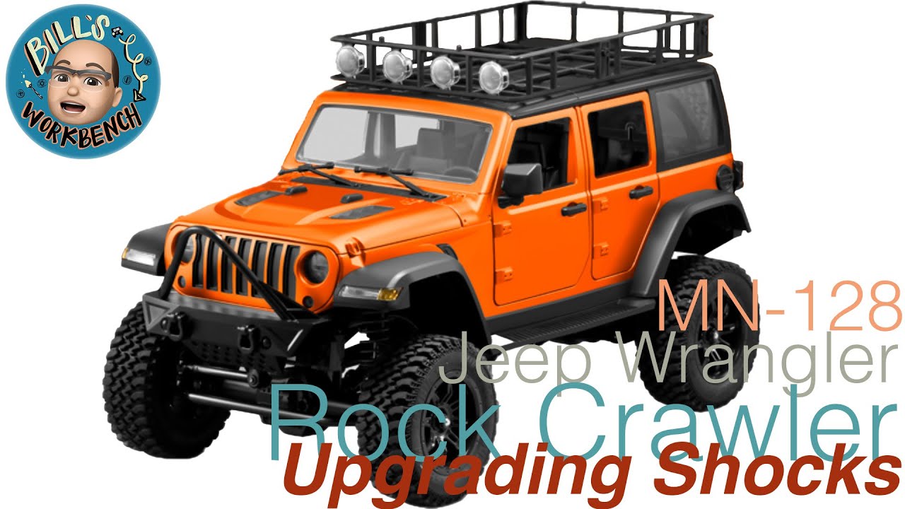 Модель MN MN128. Модернизация амортизаторов шаг за шагом. Мой первый гусеничный велосипед с Amazon.