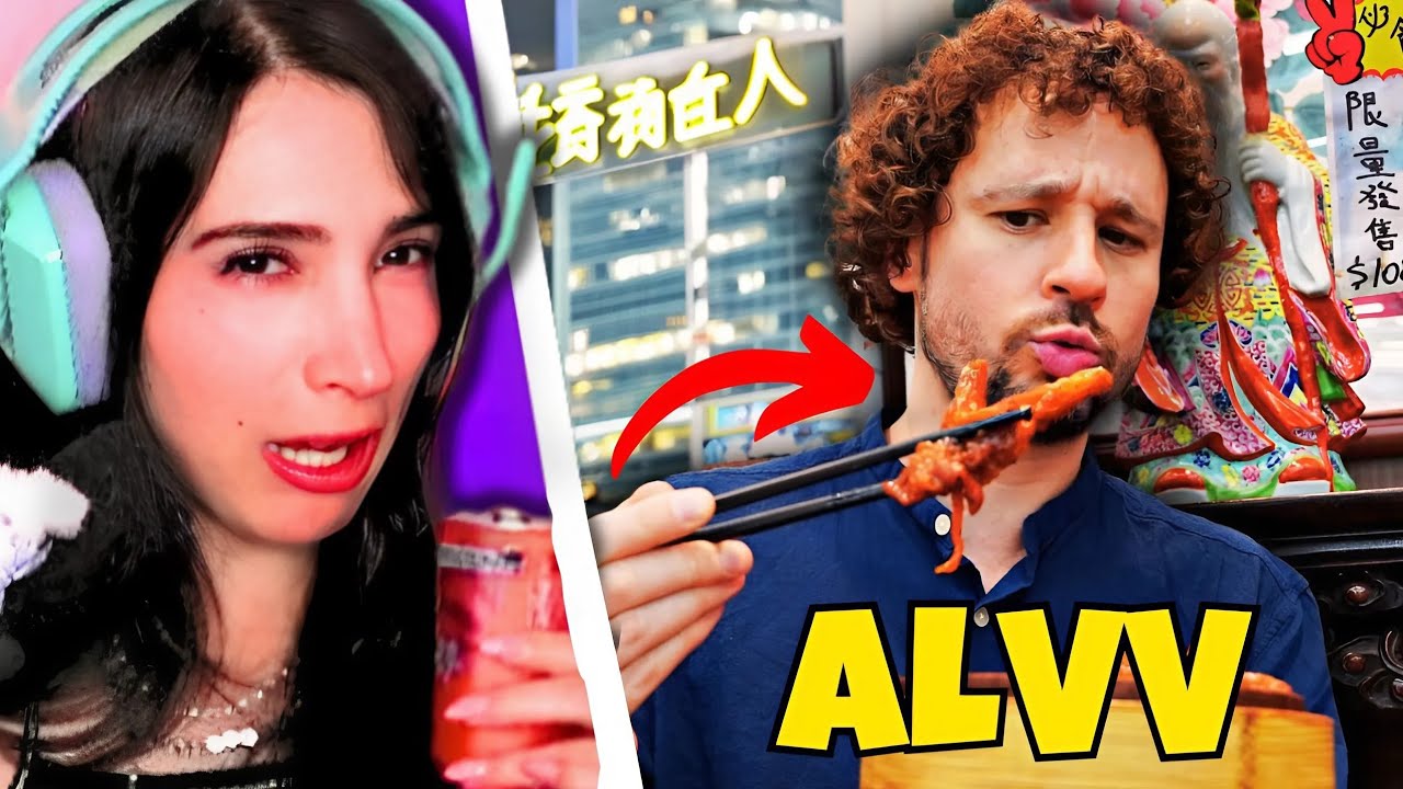 NEZUMI REACCIONA A PROBANDO COMIDA CALLEJERA EN HONG KONG 🇭🇰🐍