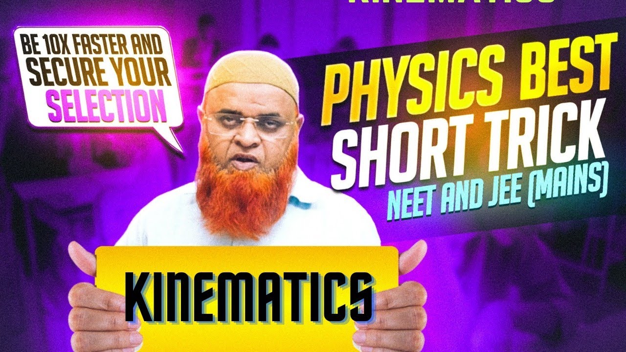 69) Kinematics tricks for neet  (2024) | Man and rain problems  |