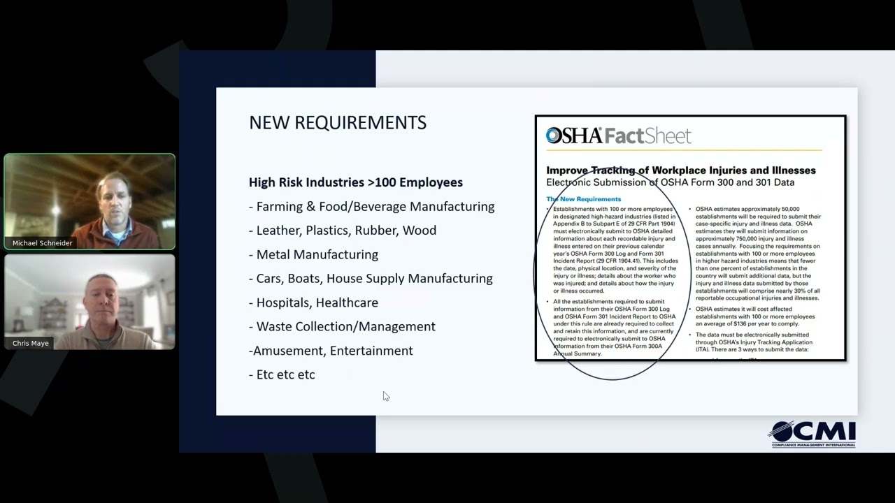 EHS Recordkeeping Webinar 1 28 26