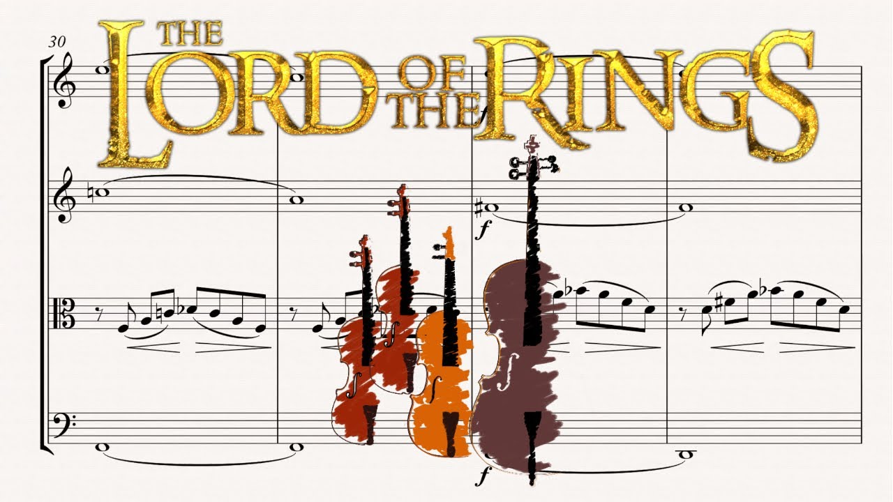 The Lord Of The Rings - Suite - Howard Shore - For String Quartet
