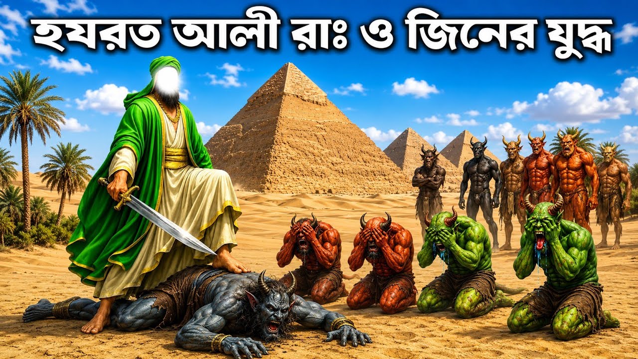 ২০ হাজার জ্বীনের সাথে হযরত আলীর যুদ্ধ || ইসলামিক কাহিনী || ইসলামিক ভিডিও || প্রশান্তির পথে