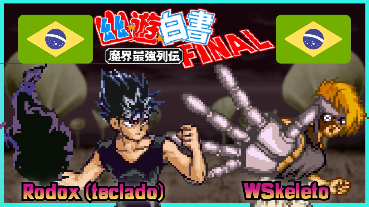 Yu Yu Hakusho Final - Makai Saikyou Retsuden || Rodox (teclado) 🇧🇷 VS 🇧🇷 WSkeleto | FIGHTCADE 2 SNES