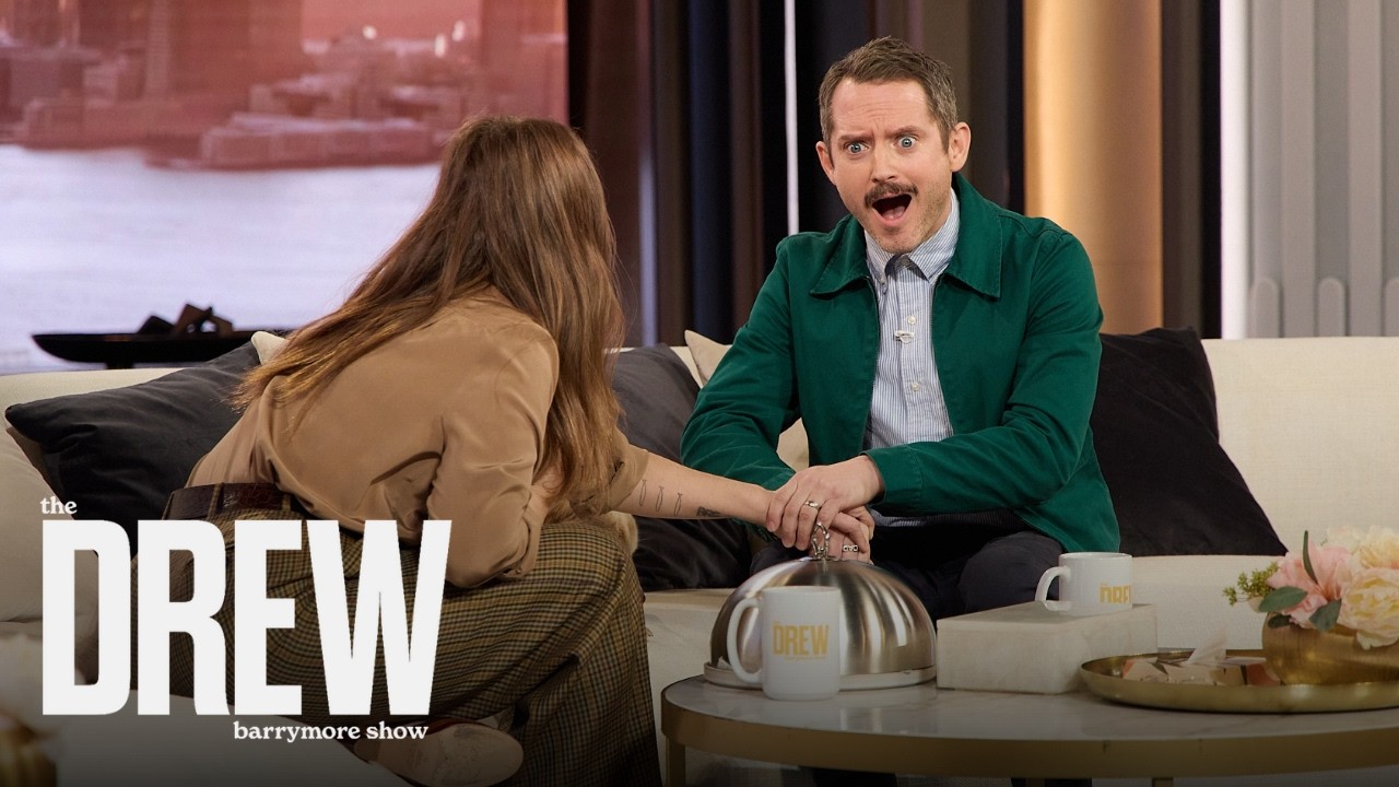 Elijah Wood Reacts to First TV Interview with His 8 Year-Old Self | The Drew Barrymore Show