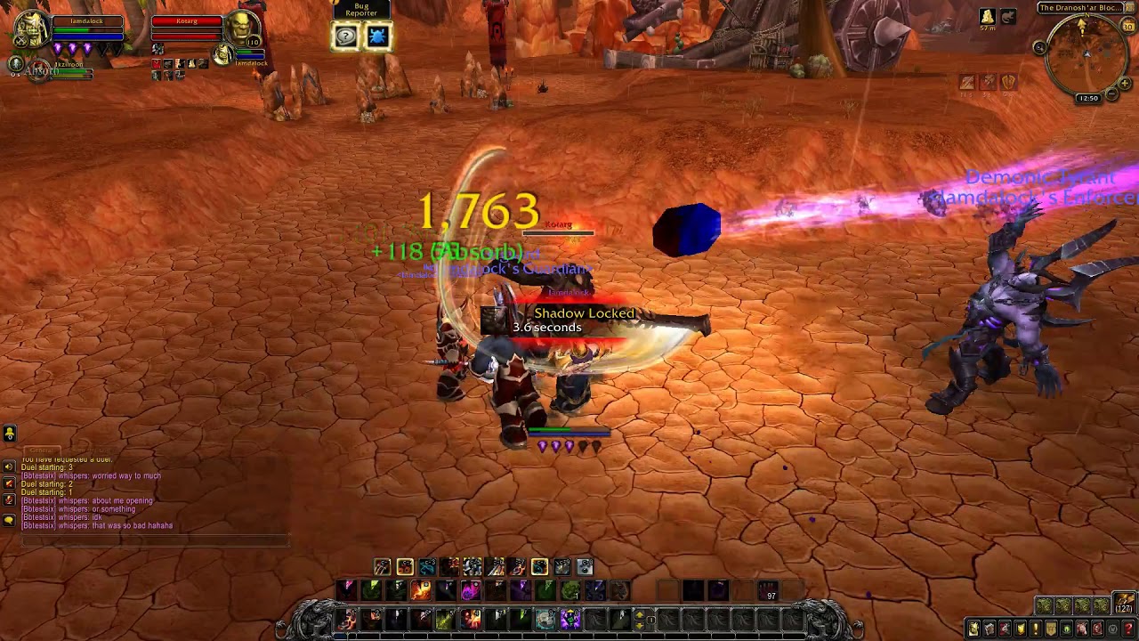 Demonology Warlock pvp BFA beta duels