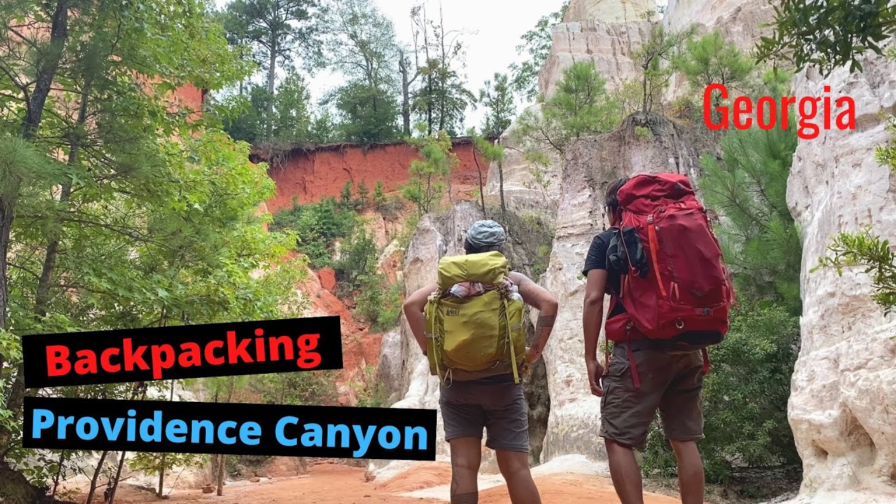 Backpacking Providence Canyon | Backcountry camping in Lumpkin, Georgia