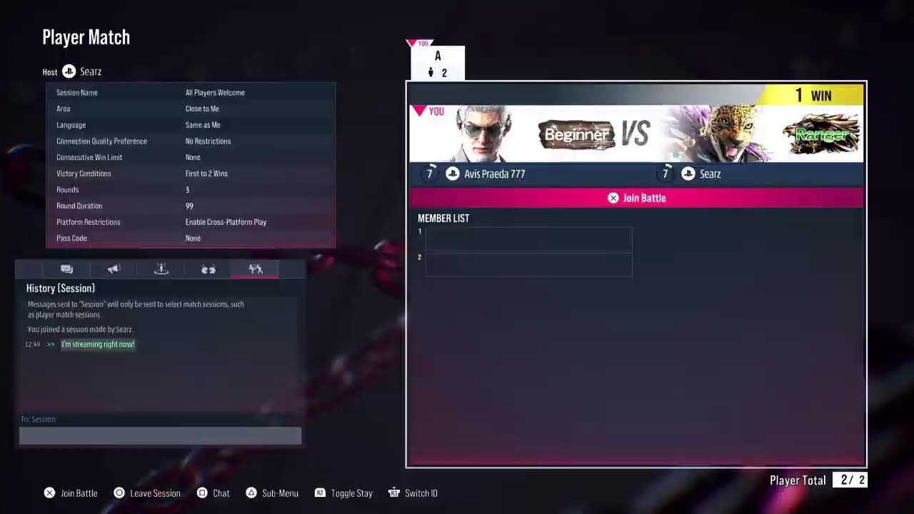 TEKKEN 8 - Avis VS Searz!!! LC1!!!