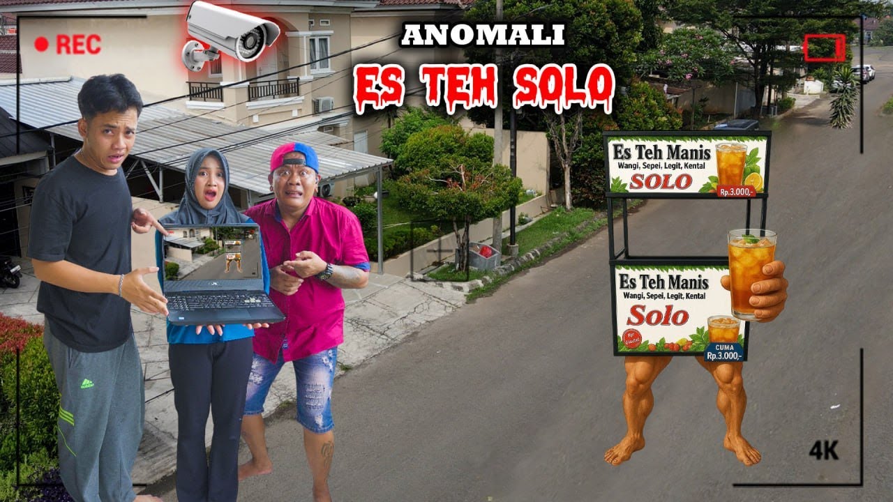 CCTV Merekam Anomali Es Teh Solo Di Depan Rumah Ku
